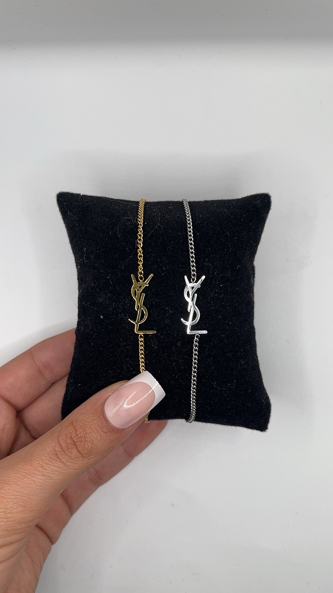 YSL BRACELET SET | SILVER & GOLD