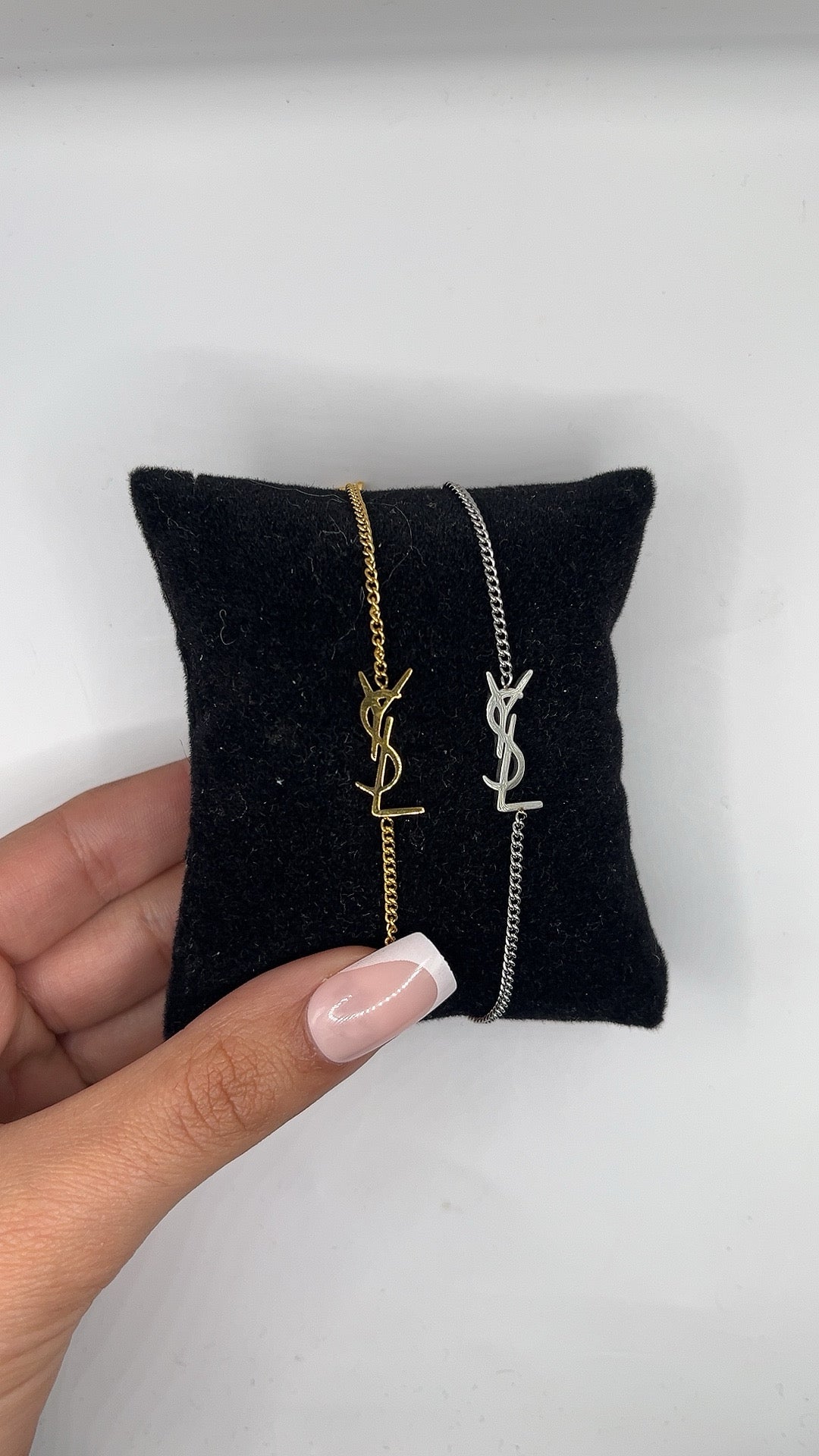 YSL BRACELET SET | SILVER & GOLD