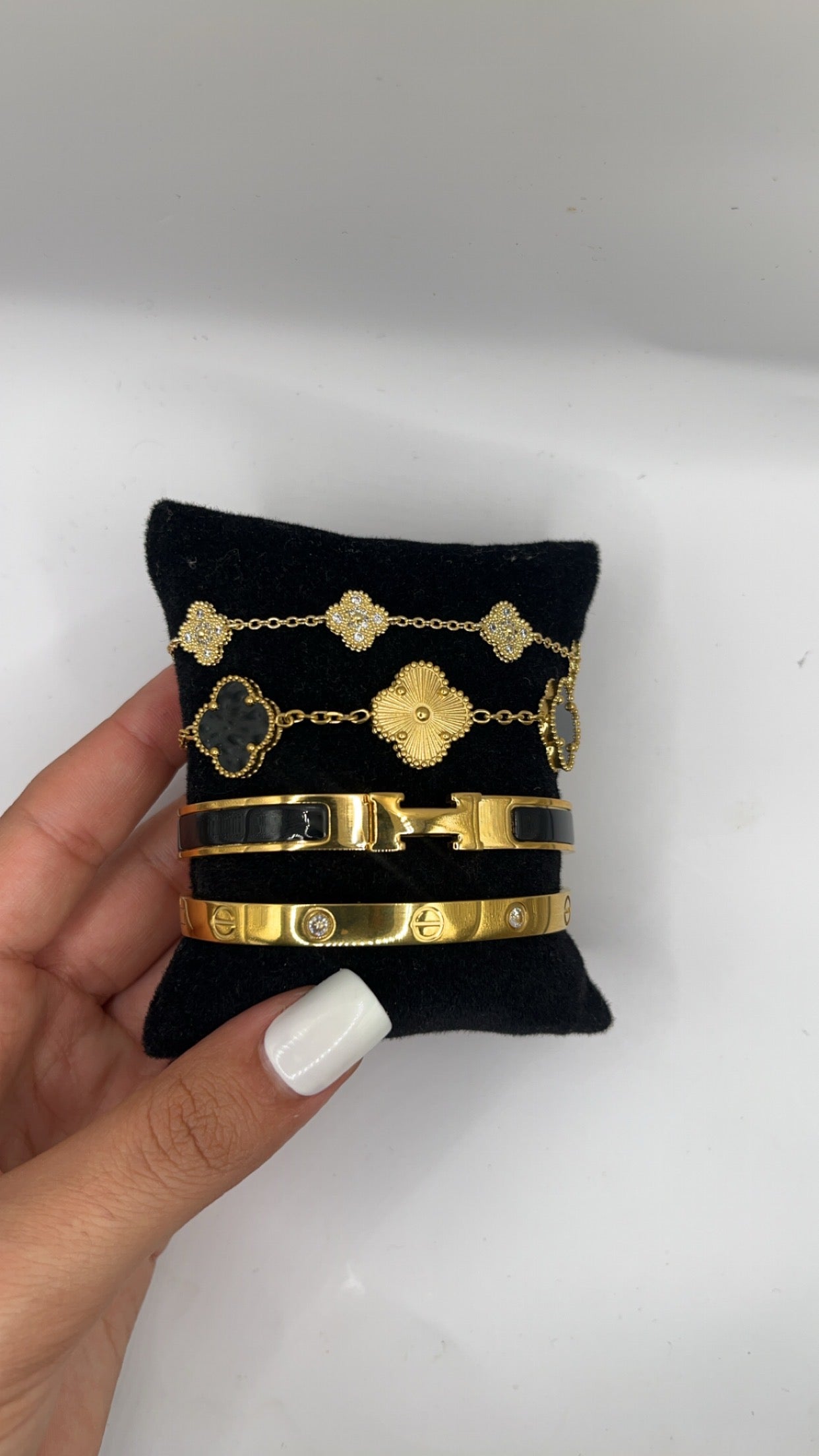 YSL BRACELET SET DELUXE | GOLD