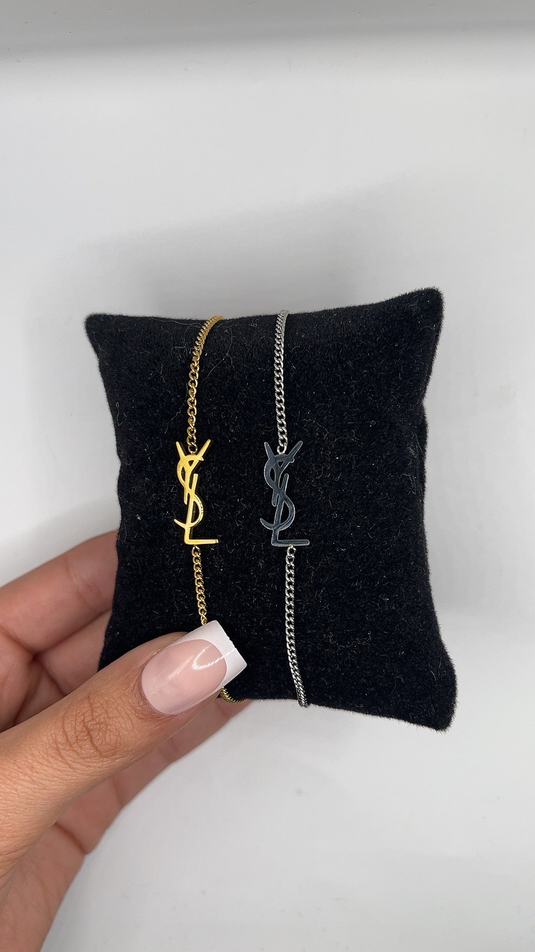 YSL BRACELET SET | SILVER & GOLD