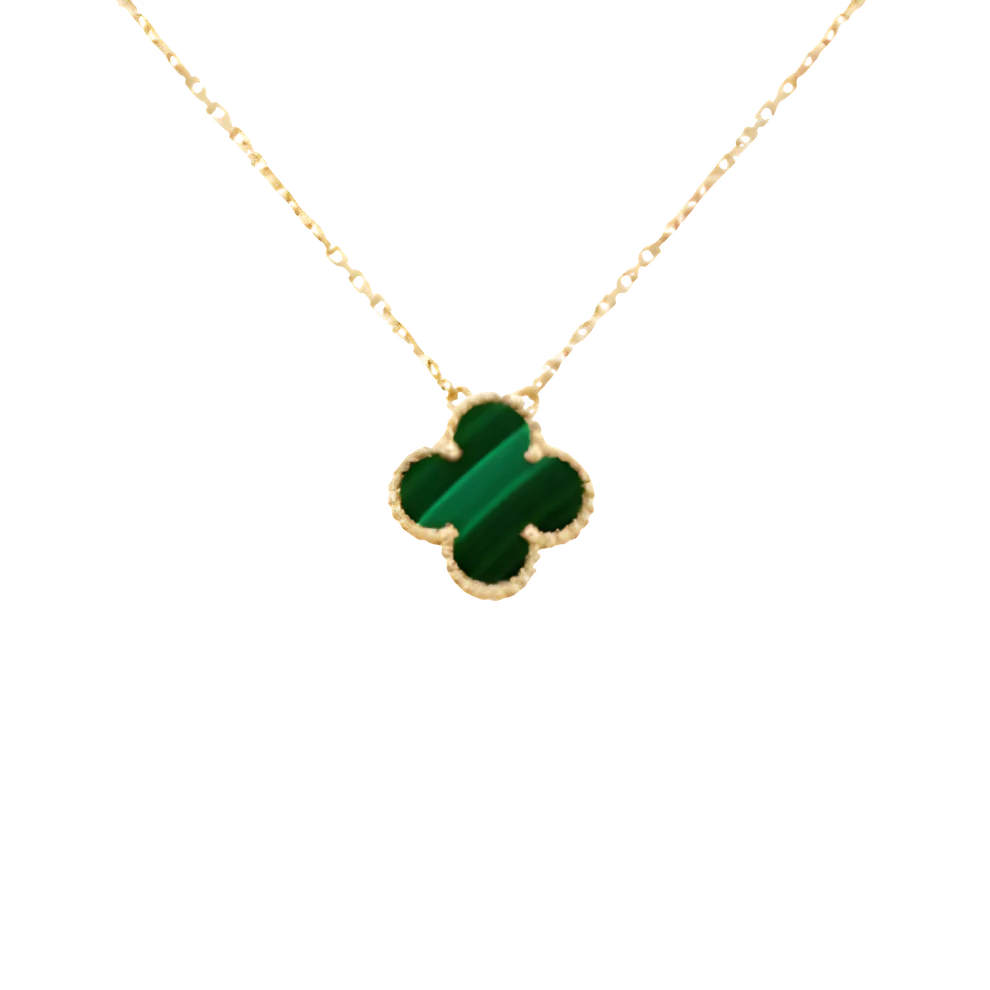 CLOVER NECKLACE | BLACK