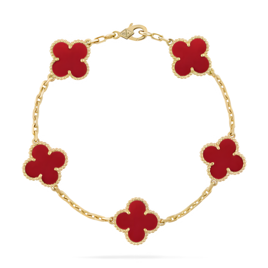 FLORAL BEAUTY BRACELET | RED