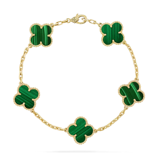 FLORAL BEAUTY BRACELET | GREEN