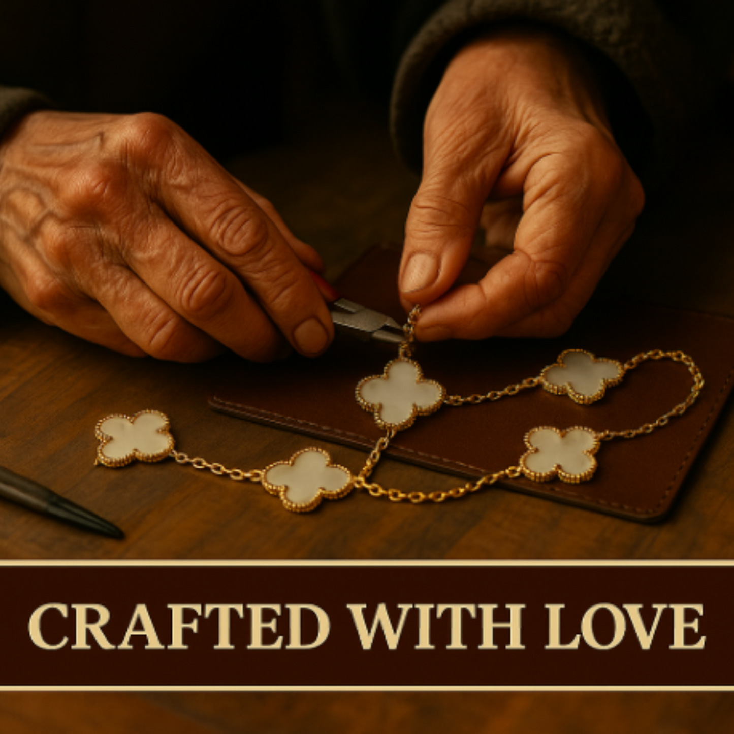 CLOVER BRACELET | WHITE