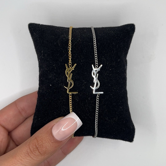 YSL BRACELET SET | SILVER & GOLD