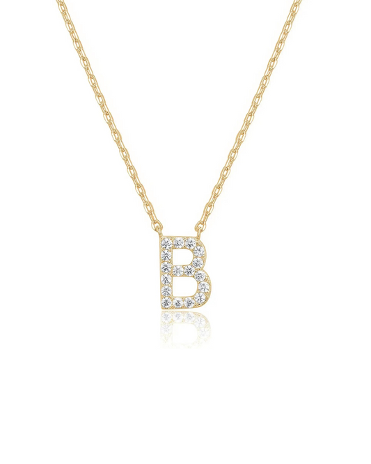 LETTER NECKLACE | GOLD