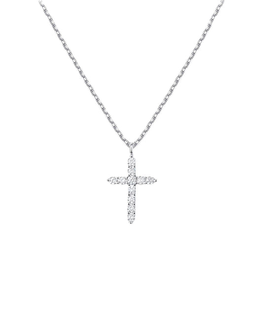 CROSS NECKLACE | SILVER