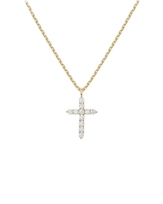 CROSS NECKLACE | GOLD