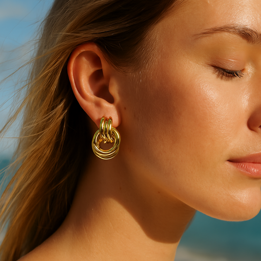 Coastal Hoop Earrings