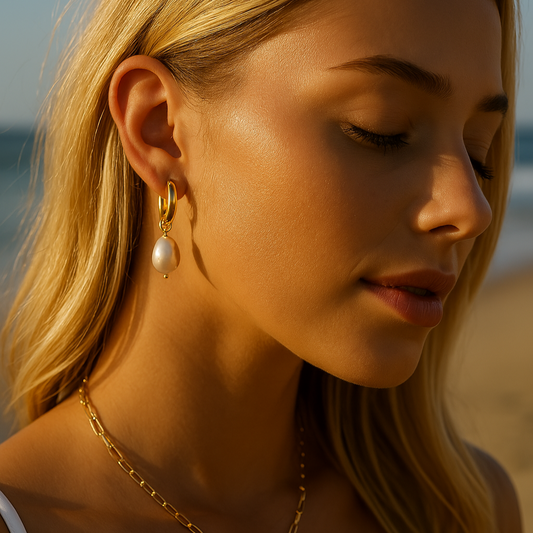 Ocean Pearl Earrings
