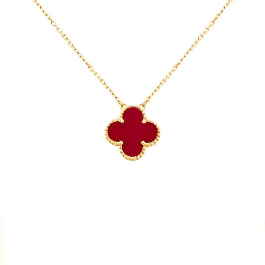 CLOVER NECKLACE | RED
